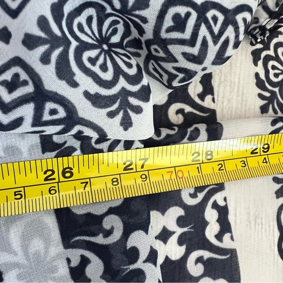 TALBOTS Floral Scroll Poncho Top Large/XL - Picture 7 of 8